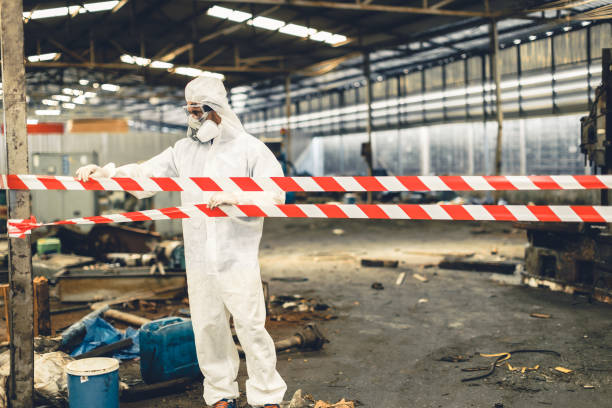 Professional Drug Lab Cleanup technician working in Granby, MO